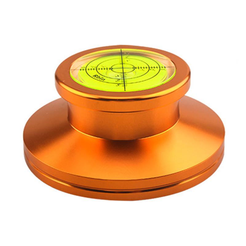 

1Pcs LP Recording Stabilizer Universal Vinyl Record Turntable Aluminum Player With Level Bubble Stabilizer Clamp Alloy Weight