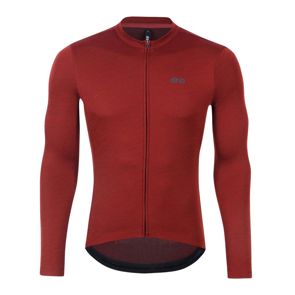 Dhb Pánský cyklistický dres Aeron 2.0 s dlouhým rukávem z merino vlny