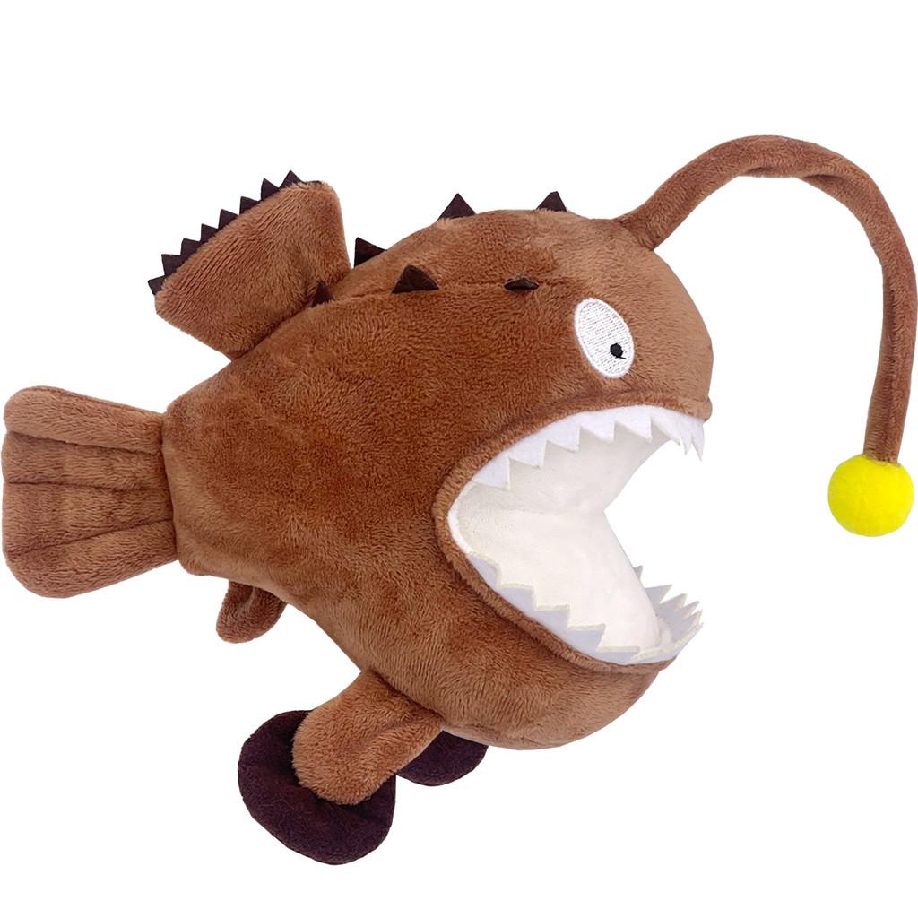 Melanocetus Johnsonii Plush Fish Toy With Soft Crystal Cotton For Kids And Collectors