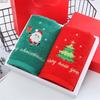1Pc Bathroom Towel Set Coral Fleece Absorbent Microfiber Christmas Tree Santa Embroidery Face Towels Bath Towel Towel Xmas Gifts