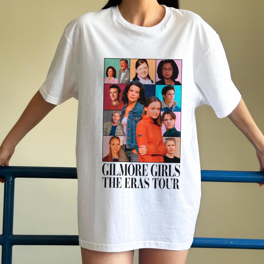 Stars Hollow Gilmore Eras Shirt Eras Tour Tshirt Tv Show Shirt Stars Hollows Shirt Gilmore Eras Clothing Graphic Short Sleeve M