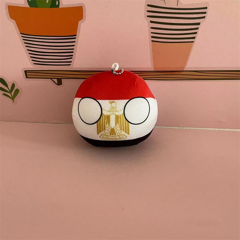 10cm Polandball Plush Toy UK Ukraine Germany Countryball Stuffed Doll Decoration