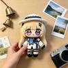 Chibi Plush Doll Soft Stuffed Toy Anime Style Character with Detailed Outfit and Embroidered Features Suitable for Collectors and Gift Giving