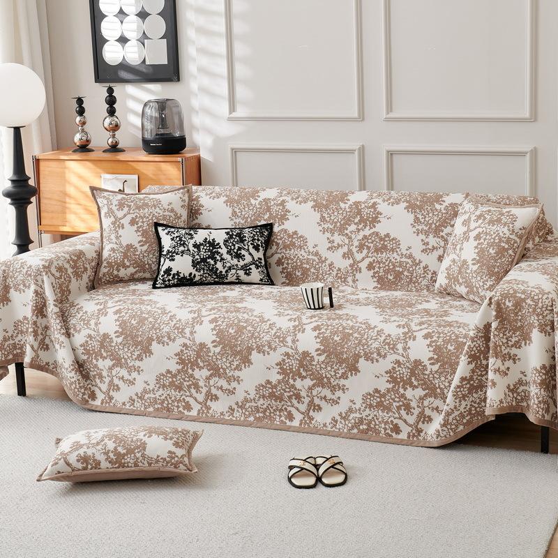 Luxury Jacquard Sofa Cover Towel Blanket Universal Chenille Soft One Piece Couch Throw Chair Protector Dropshipping