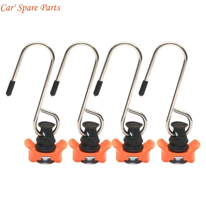 Y4UA Heavy Load Support Hanging Hooks For Airline Tracks, 4pcs Set For Efficient Motorhomes Truck Tie Down Transport Storage