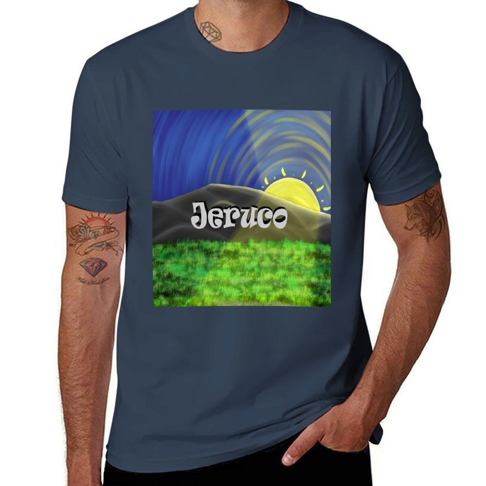 Drawing Of Jeruco Tshirt Lightweight Casual Summer Tshirt S