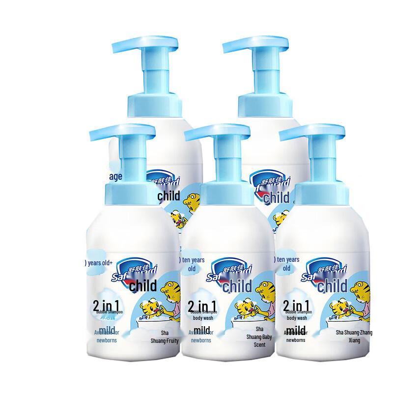 Safeguard Kids Bubble Fruit Scent Shower Gel 415g (5-Pack)