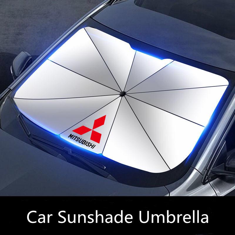 Car Sunshade Umbrella Car Front Window Sunshade Cover for Mitsubishi Pajero Sport Eclipse Cross L200 Colt Delica Ralliart Triton