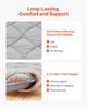 Japanese Tatami Mat, Queen Size Foldable Japanese Tatami Mattress, Futon Mattress with Storage Bag & Fastener, 9-Layer Floor Mat for Sleeping, Dorm,