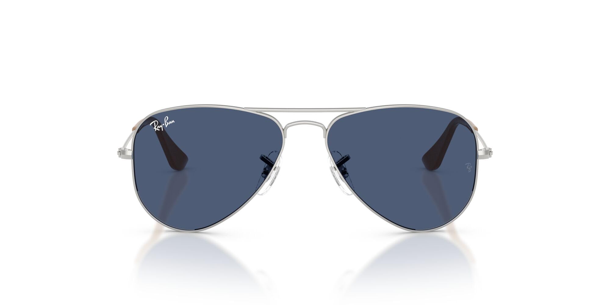 Солнцезащитные очки AVIATOR JUNIOR SILVER DARK BLUE 52 мм 0RJ9506S Ray-Ban (Ray-Ban)
