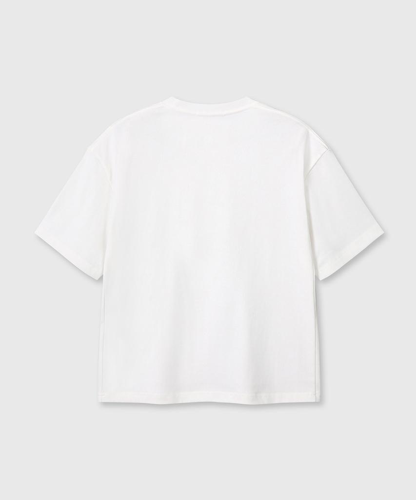 Daibeuin Uniform Crop T-Shirts (White)