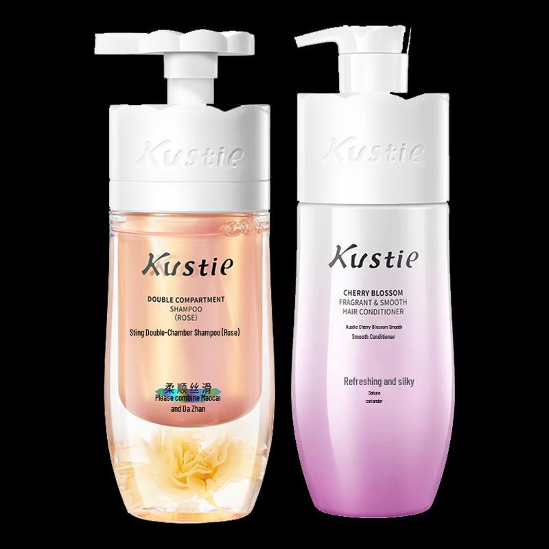 Kustie Rose & Cherry Blossom Hair Care Set
