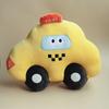 Simulation Taxi Police Car Plush Toys Kawaii Car Dolls Stuffed Soft Vehicle Pillow Creative Christmas Birthday Gift for Kids