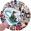 50 SZTUK Anime Kimetsu no Yaiba Kreskówka Nowe Graffiti Kreatywna Naklejka Gitara Komputer Wodoodporna Naklejka