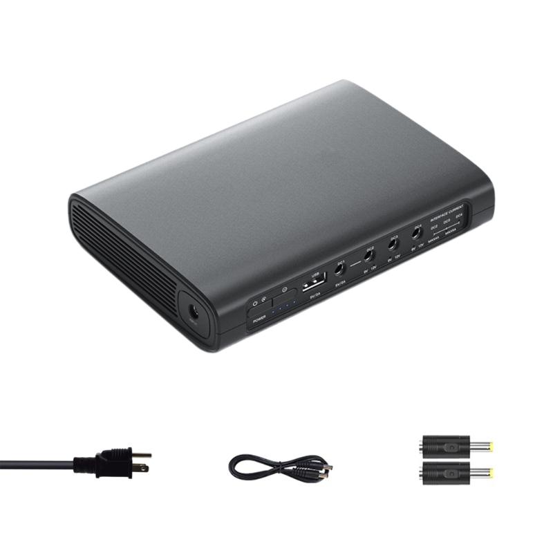 Routers Wifi Portable UPS Energy Backup 5V 9V 12V Power Supply Without Interruption 5.5x2.1mm For Modem Wifi Routers