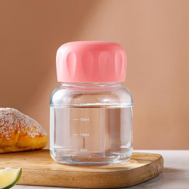 

Fat Cup With Graduated Glass Water Cup Portable Reusable Drinking Cup Summer Drink Cup красный