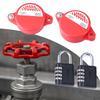 Secure Water Tap Locking Set with Padlock Gate Valves Lockout System Plastic Gate Valves Lock with Combo Lock for Home