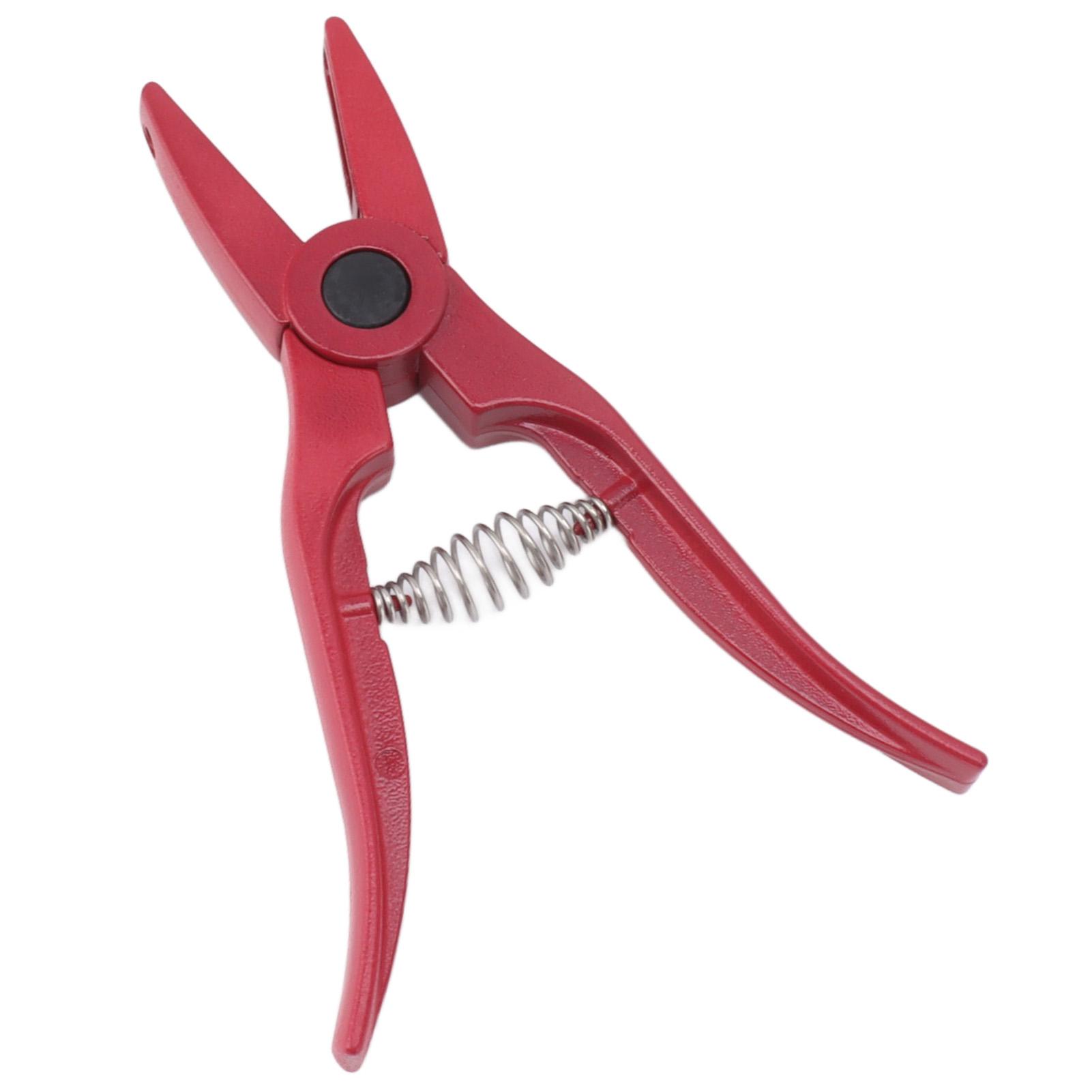 Oorlabeltang  , Ergonomische Aluminiumlegering Applicator met Antislip Handvat, Krachtbesparend Veerbelast Gereedschap voor Rundvee,  s, Geiten, Schapen