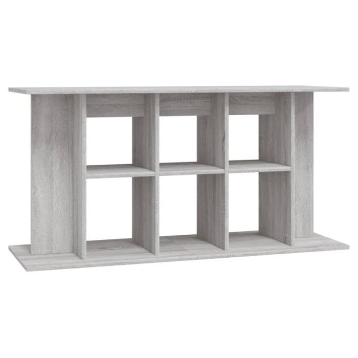 VidaXL Aquarium Stand Sonoma Grey 120x40x60cm Engineered Wood 833597