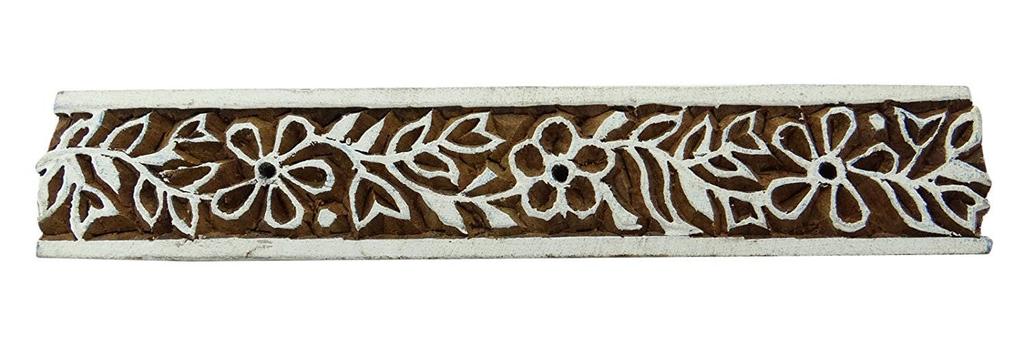 IBA Indianbeautifulart Decorative Wooden Stamp Printing On Apparel Fabric Border Fine Art Block