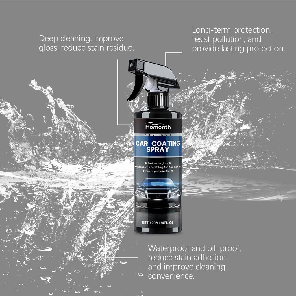 120ml Spray de Revêtement Céramique Automobile Entretien Peinture Voiture Nettoyage & Élimination des Taches Réparation des Rayures Rénovateur