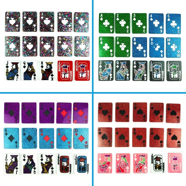 15 Cavities Playing Card Epoxy Molds DIY Resin Craft Cards Silicone Casting Mold