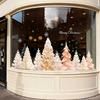 Christmas Tree Decorations Static Glass Doors Store Entrance Scene Decoration Stickers