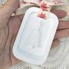 1pcChristmas Tree Car Plaster Aromatherapy Car Interior Hanging Decoration Bathroom Bedroom Wardrobe Diffuser Stone Decoration P