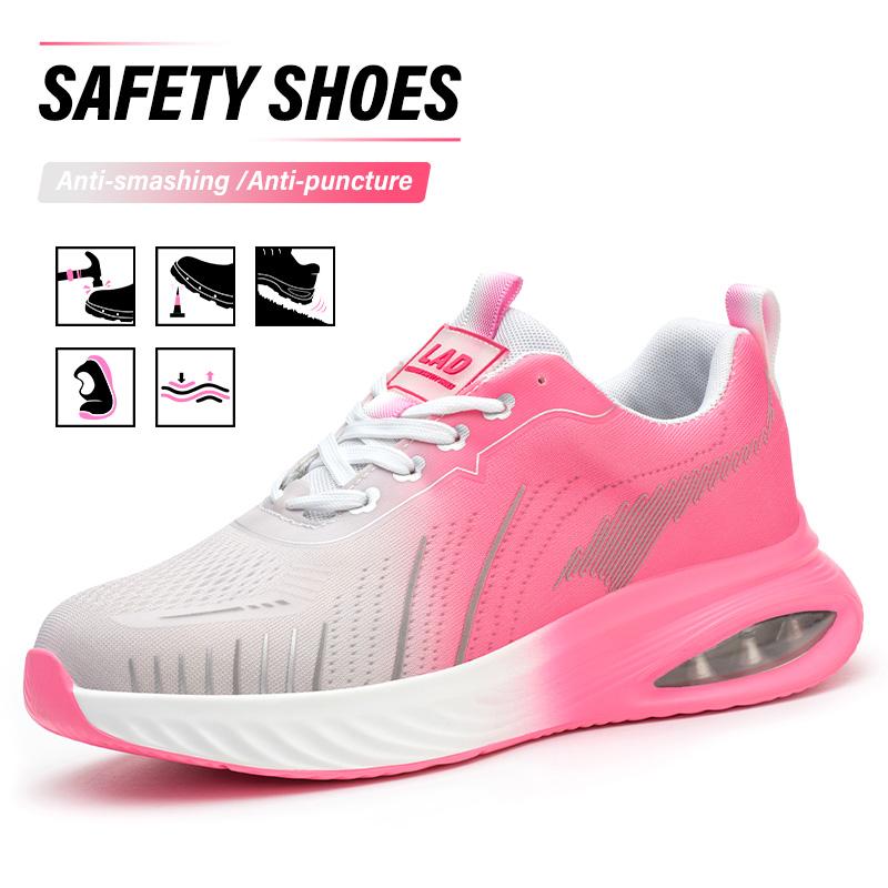 Women`s Safety Shoes, Ultra Light Cushioning
