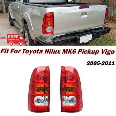 For Toyota Hilux MK6 Pickup Vigo 2005 2006 2007 2008 2009 2010 2011 Rear Tail Lights Brake Signal Lamp 81550-0K010 81551-0K010