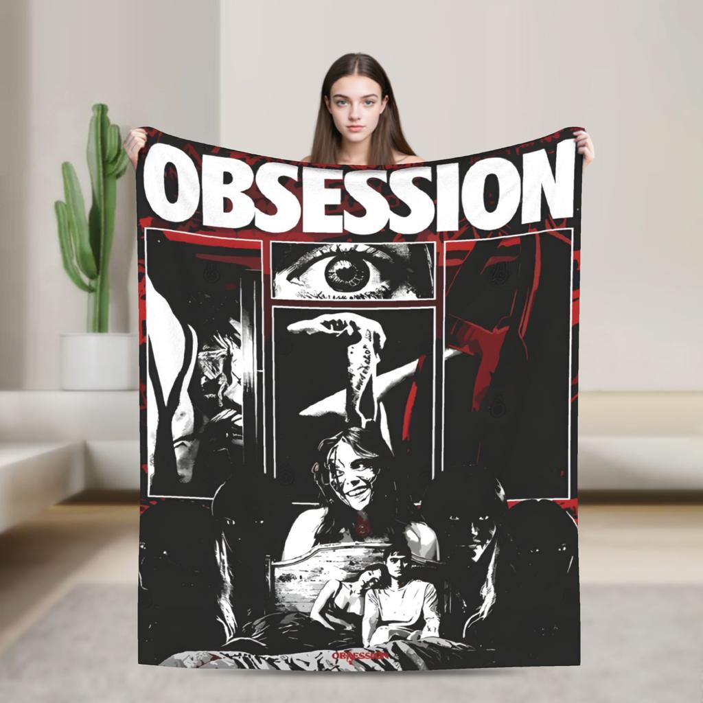 OBSESSION Nikki Horror MOVIE Blanket Flannel Textile Decor Multifunction Super Soft Throw Blankets for Home Bedroom Quilt