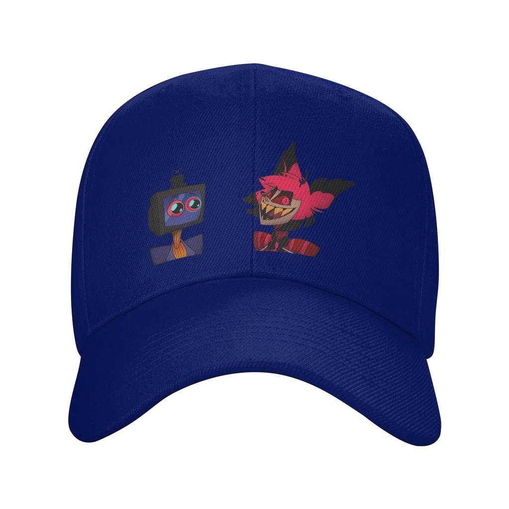Valentines Alastor and Vox radiostatic Baseball Caps Unisex Sport Sun Caps Hats Adjustable Polyester Fishing Hat Summer Hat