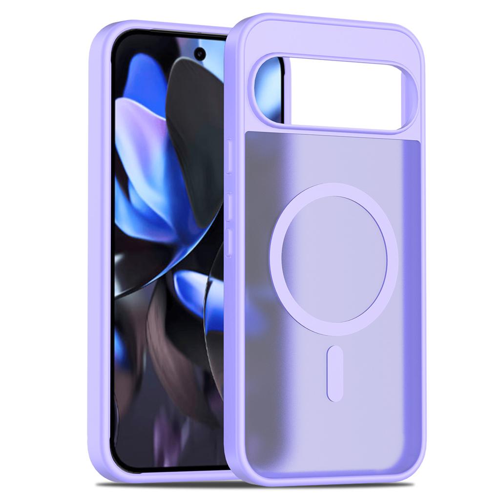 Skin Feel Magnetic Phone Case For Google Pixel 9 10 Pro XL Magsafe Wireless Charging TPU Frame Hard Plastic Back Cover Fundas