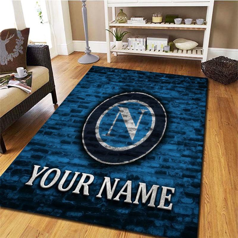 SSC Napoli Custom Name Carpet Rug for Living Room Bedroom Home Sofa Decoration,Kids Play Non-slip Floor Mat