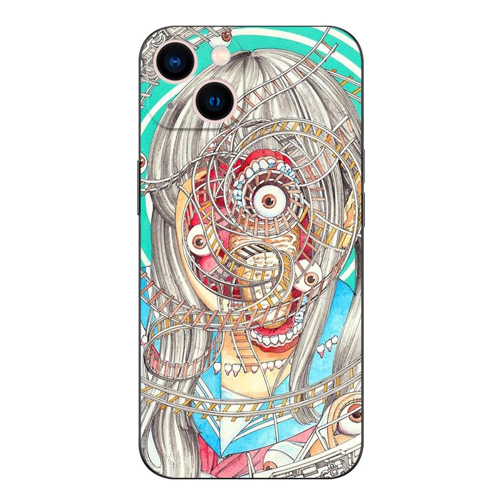 Black Tpu Case For Motorola Moto G52 G42 G60 4G G60S G71 G9 Play Plus Power One 5G Ace Shintaro Kago Horror Cartoon