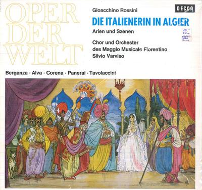 LP Record AILVIO VARVISO CHOR UND ORCHESRTER Rossini Die Italienerin In Algier SXL20551B DECCA Germany Classical Used