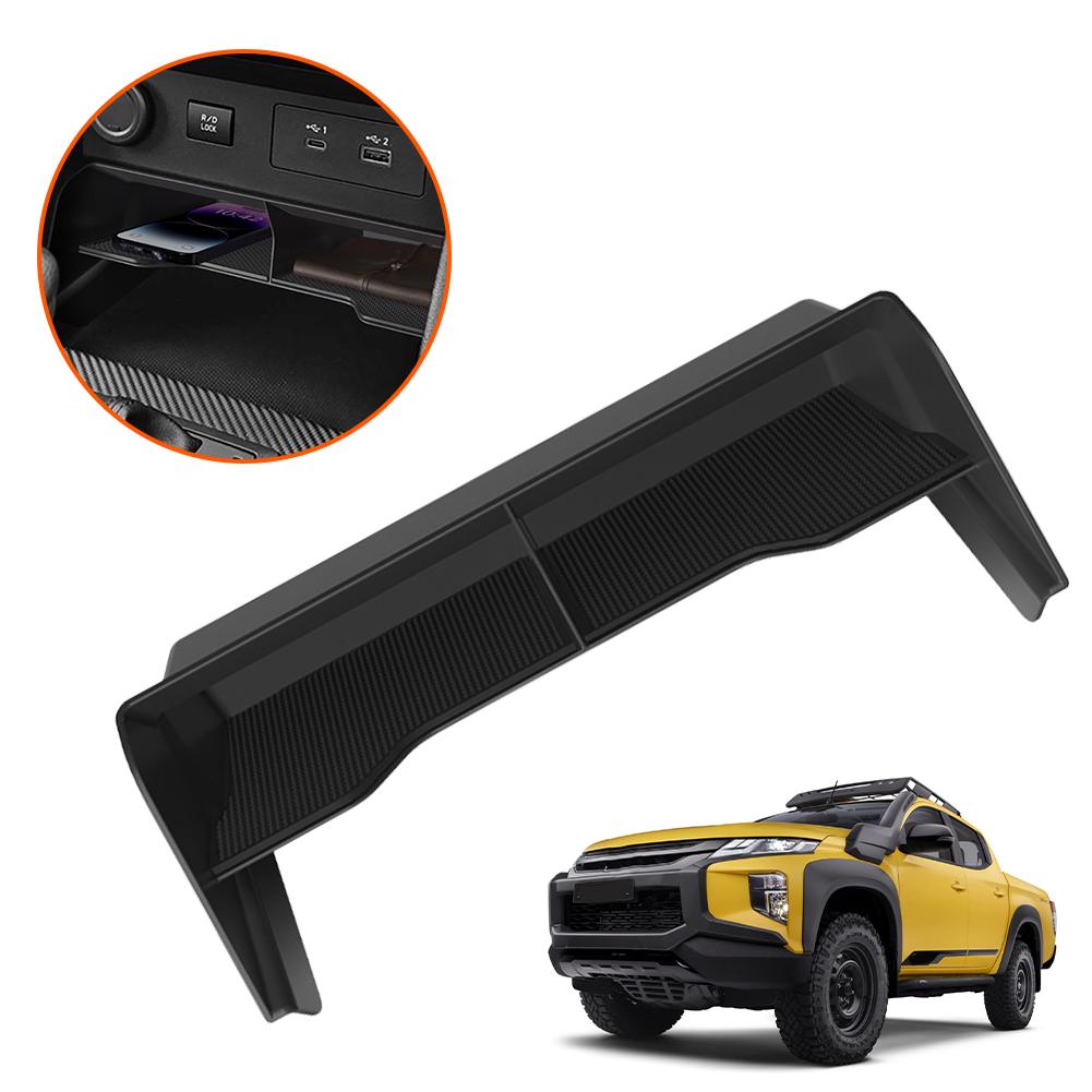 Car Central Control Storage Box For Mitsubishi L200/Triton 24-25 Vehicle Mounted Partitioned Multifunctional Storage Box
