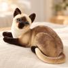 3D Simulation Cat Soft Doll Realistic Lying for Kids, Bedroom, Reading Corner,