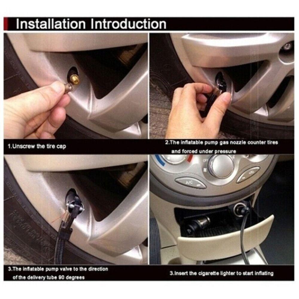 Cu manometru mecanic auto pompă anvelope motocicletă electrică pompă anvelope