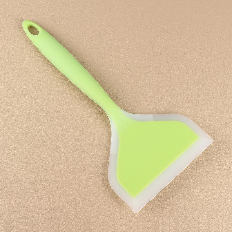 

Silicone Kitchen Utensils - Non-stick Tamagoyaki Pan, Two-color, Semi-transparent, Wide-mouth, and Pizza Spatulas.