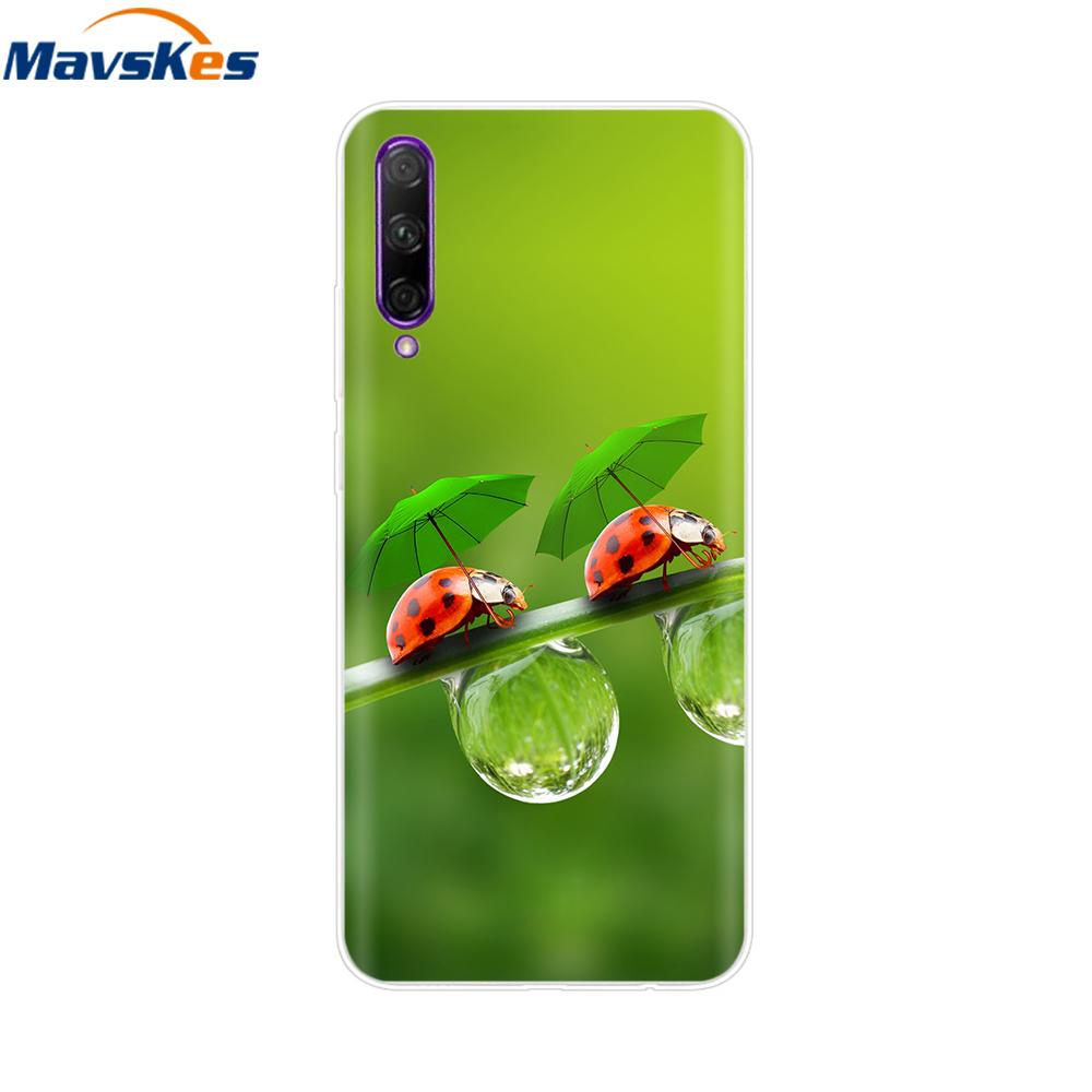 For Huawei P Smart Pro Case Cute Candy Painted Cover Soft Silicone Phone Case For Huawei P Smart Pro 2019 Cover Coque Bumper