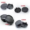 4PCS for Carbon Fiber Wheel Center Cap 74MM 60MM 56MM ZDG5 Wheel Hubcap Black Checkered Carbon Fiber Wheel Hub Cover Auto Accessories