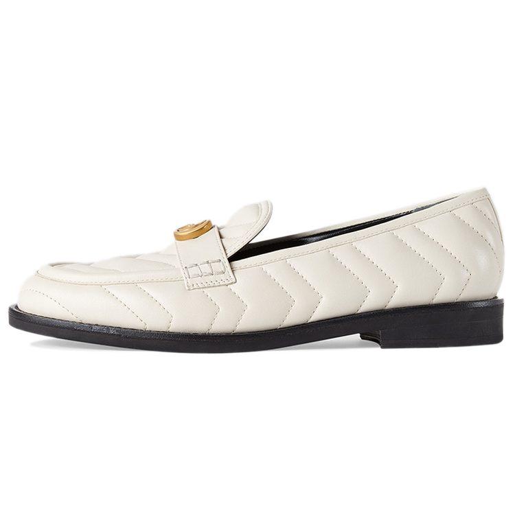 Gucci Marmont Matelasse Loafer White Women's 670399 BKO60 9022