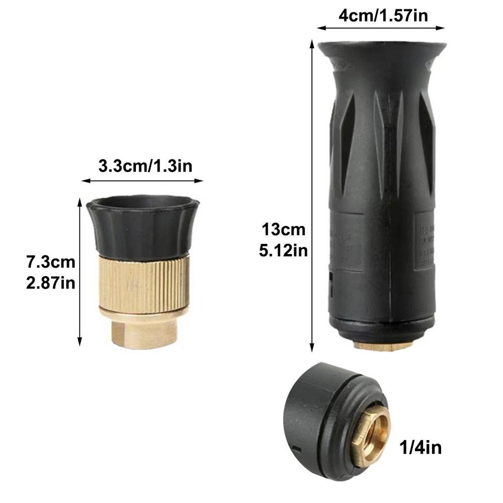 Washing Accessories High Pressure Washer Gutter Cleaner Attachment 1/4 Inch Duckbill Variable Nozzle 0-60 Degree Spray Nozzle