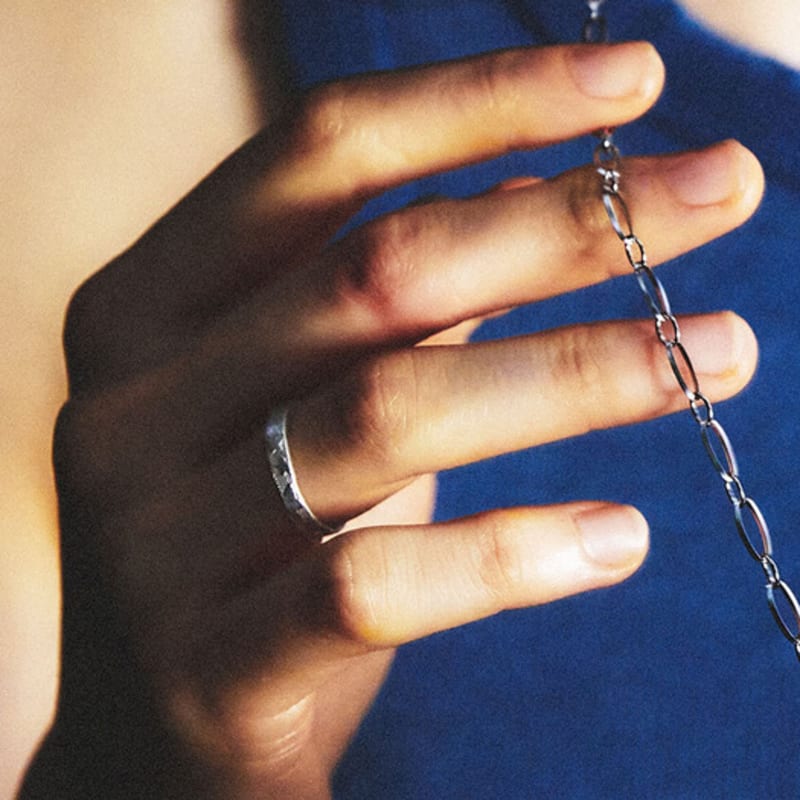 

ohuuu night water star pattern ring No. 15