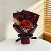 Eternal Rose Flower Mini Aromatherapy Soap Rose Bouquet Artificial Flower Arrangement Romantic Scented Flower Gift for Women Mom Wife Best Friend