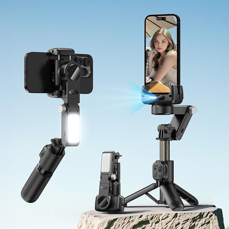 

CYKE 3-осевой мобильный стабилизатор-подвес: Селфи-палка с защитой от тряски и Bluetooth для прямых трансляций и настольного использования