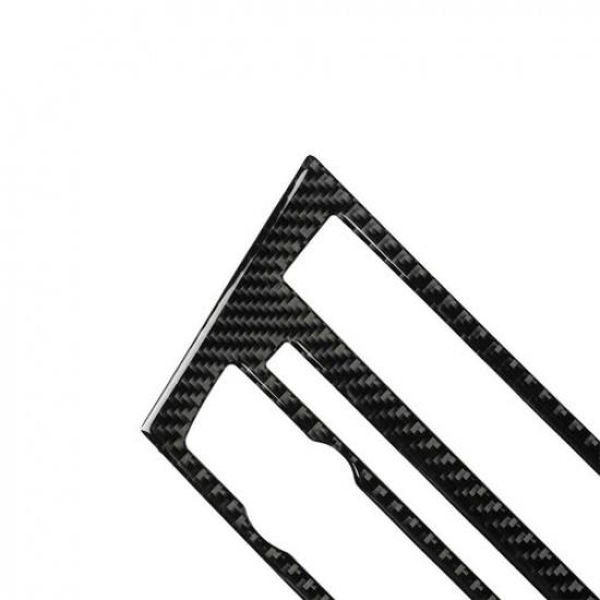 Carbon Fiber Console CD Control Panel Trim Cover For BMW 5 Series 10-16 GT F07