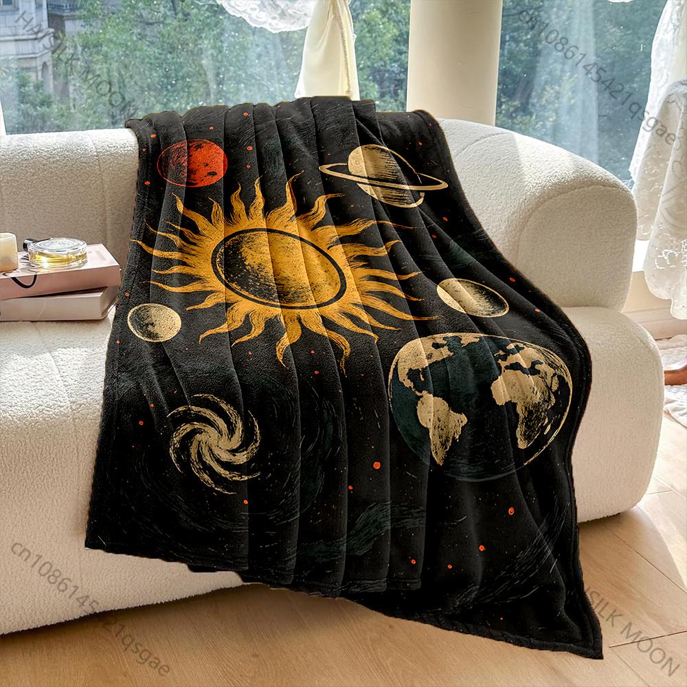 1PC Curved track with numbers Print Blanket Warm Soft Fluffy s and Adult Sofa Bed Throw Blanket Outdoor Travel Camping RV