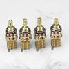 FLEOR 2pcs A250k+2pcs B250K Push-Push Guitar Pots, Short Copper Split Shaft Guitar Tone Volume Potentiometer, 18 Spline